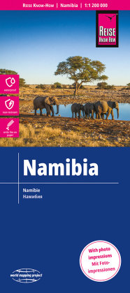 Reise Know-How Landkarte Namibia (1:1.200.000). Namibie\